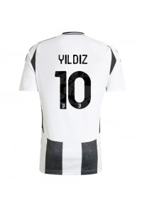 Fotbalové Dres Juventus Kenan Yildiz #10 Domácí Oblečení 2024-25 Krátký Rukáv